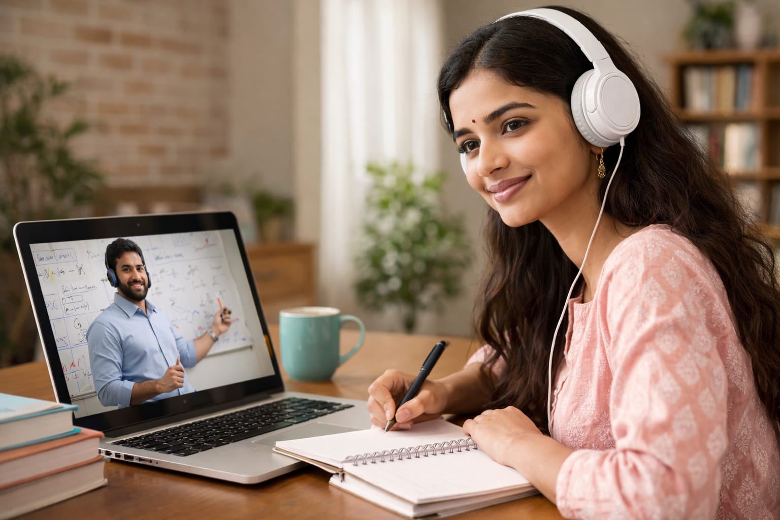 Online tutoring session with interactive tools